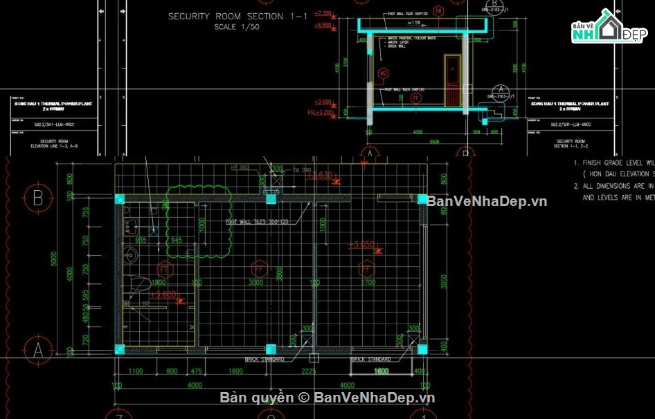 nhà bảo vệ,file cad nhà bảo vệ,cad nhà bảo vệ