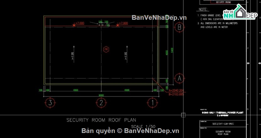 nhà bảo vệ,file cad nhà bảo vệ,cad nhà bảo vệ