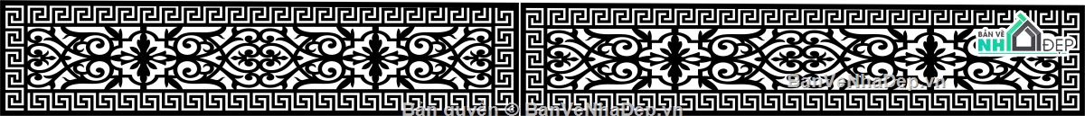 Mẫu lan can,lan can cắt cnc,lan can dxf