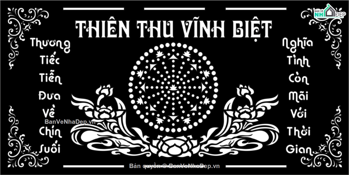 mẫu cắt cnc,mẫu thiên thu vĩnh biệt,cát thiên thu vĩnh biệt