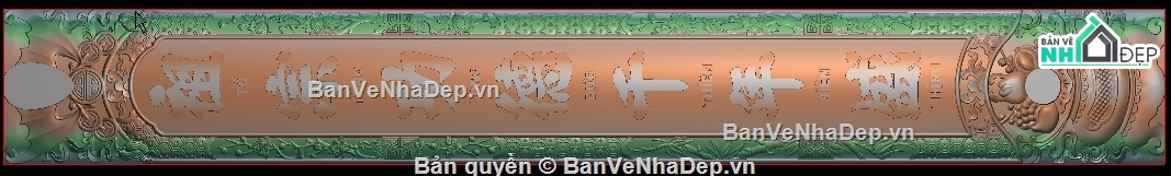 Mẫu cnc câu đối,câu đối lòng máng cnc,jdpaint câu đối lòng máng cnc