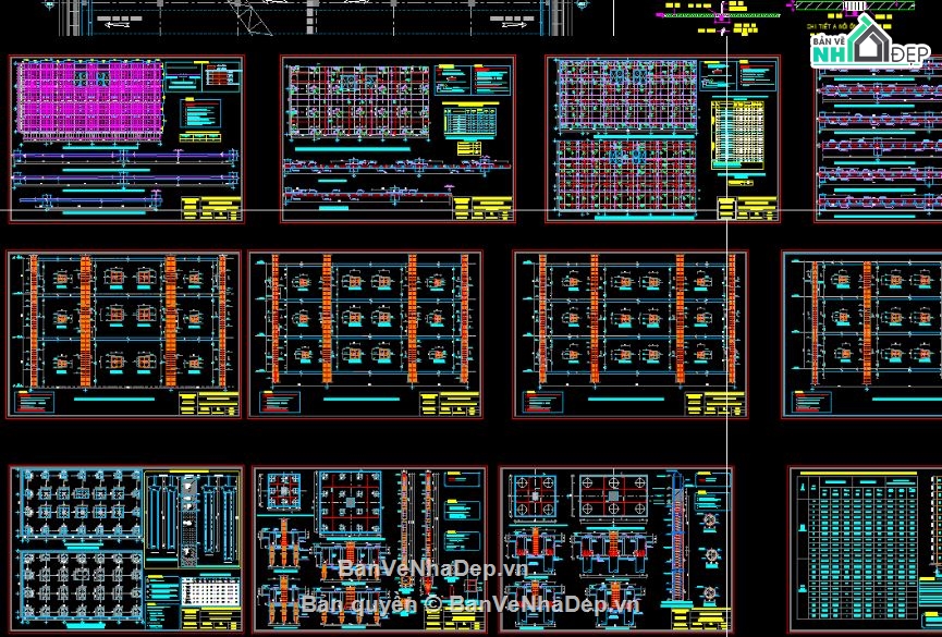 chung cư,chung cư cao tầng,10 tầng,Đồ án chung cư 10 tầng