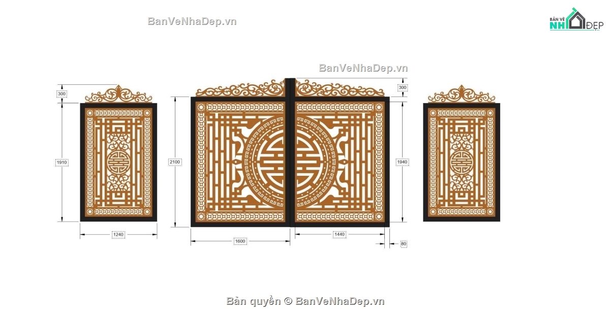 cổng chữ thọ cnc,cổng phụ cnc,chùa,cổng chùa