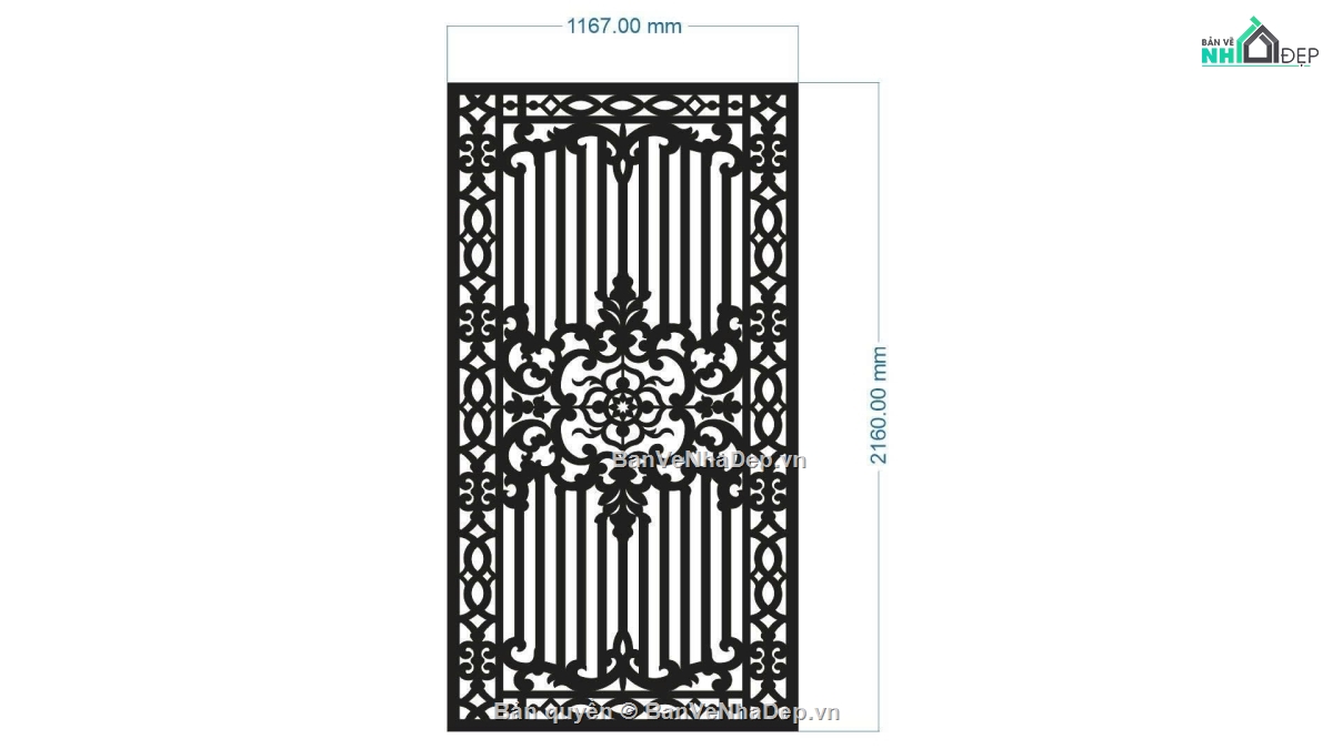 cnc 2 cánh,mẫu cổng 2 cánh,file cnc cổng 2 cánh