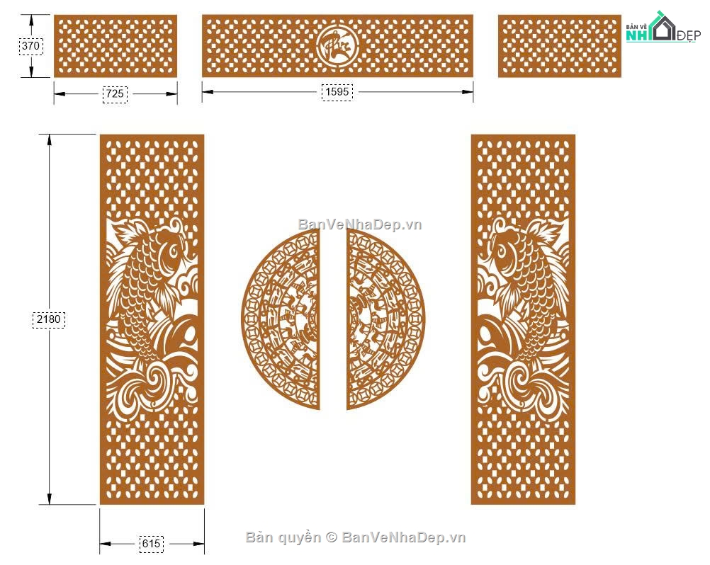 trống đồng,ô thoáng,cá chép cnc,cnc phúc