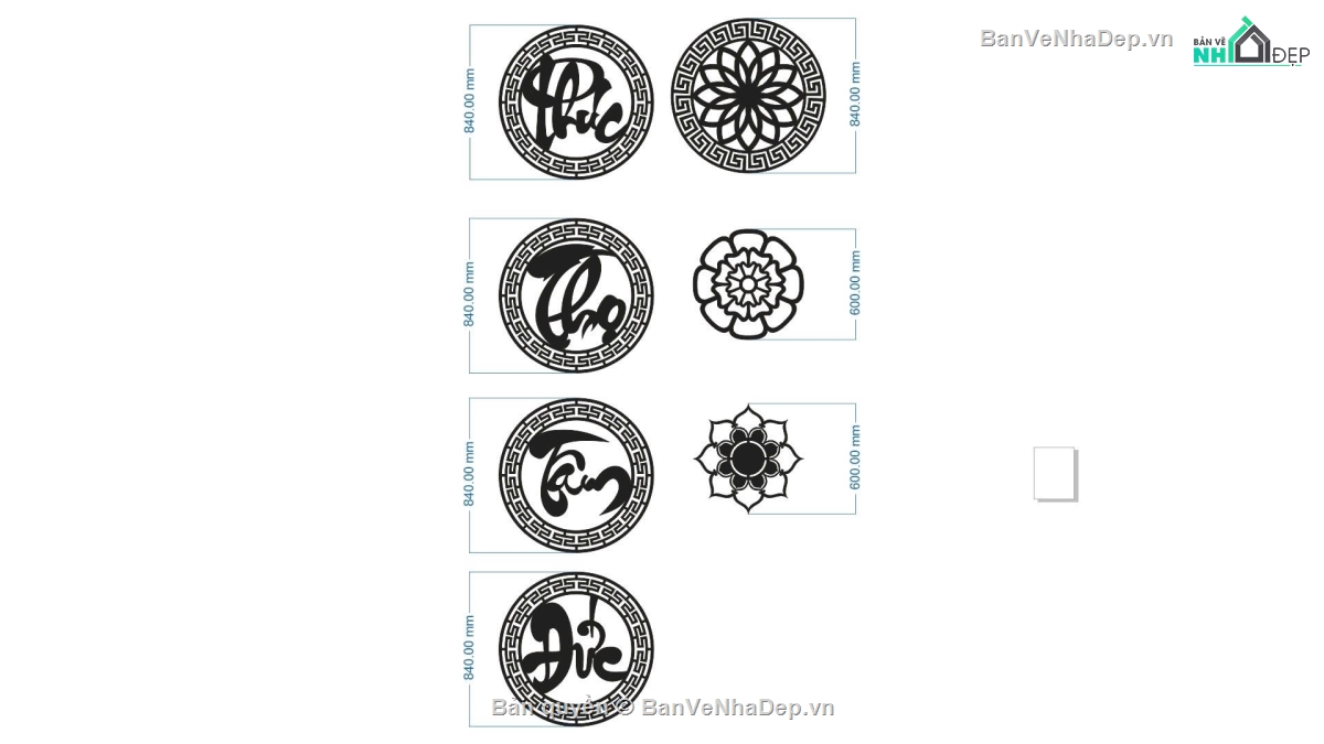 hoa văn cnc,cnc hoa văn,Mẫu hoa văn cnc,Mẫu hoa văn,cnc tâm phúc đức