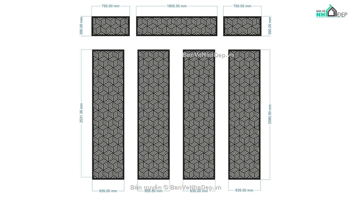 cổng 4 cánh đơn giản,cổng 4 cánh và ô thoáng,ô thoáng