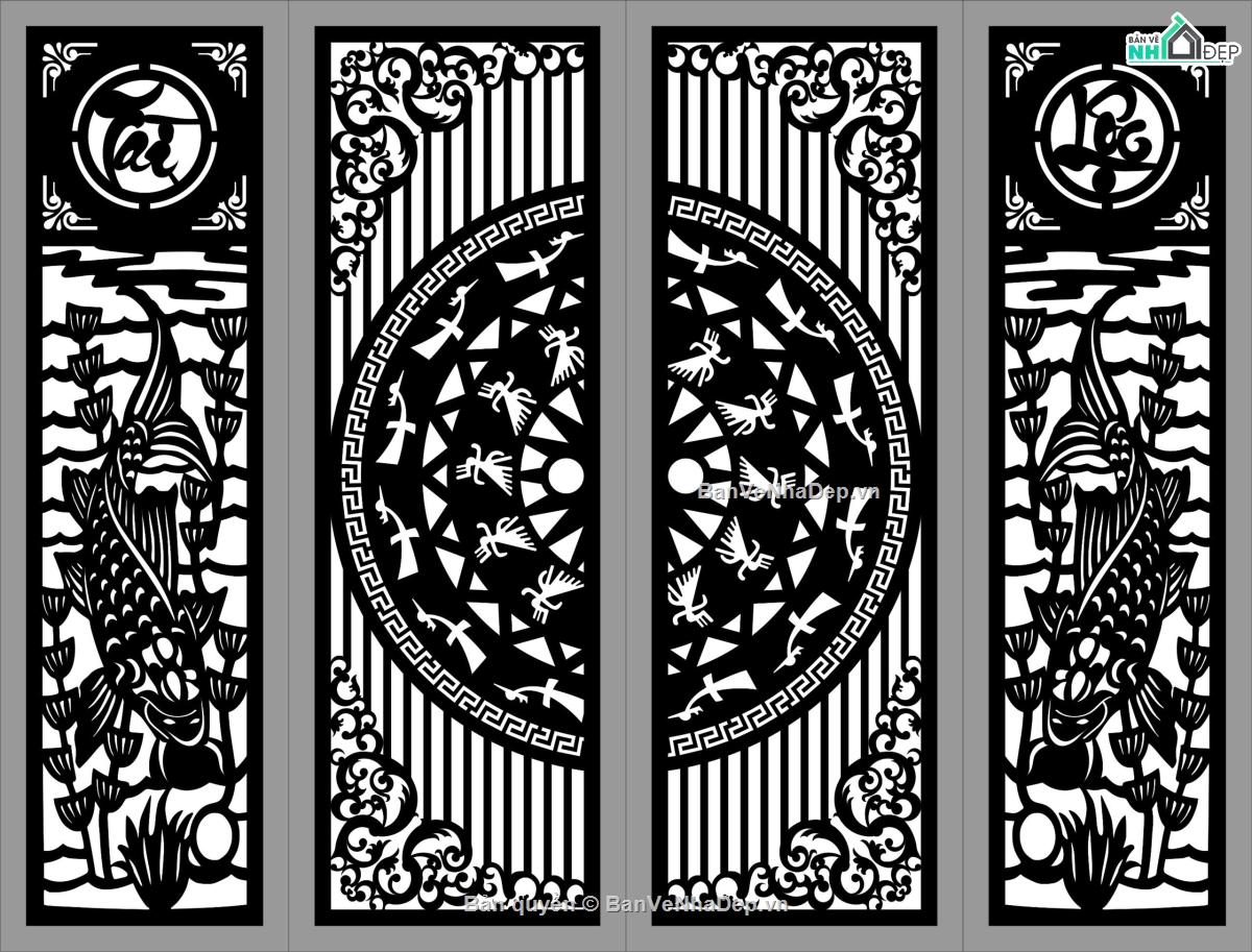 cổng cá chép tài lộc,cá chép,cổng cá chép,cổng tài lộc