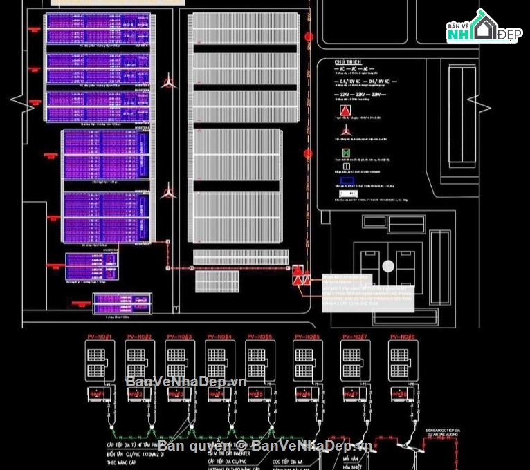 điện năng lượng mặt trời,file cad điện năng lượng mặt trời,cad điện năng lượng mặt trời