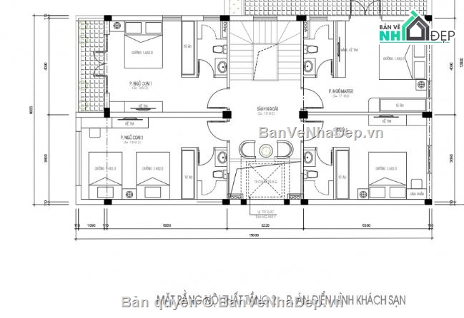 Thiết kế biệt thự,biệt thự 4 tầng,biệt thự hiện đại