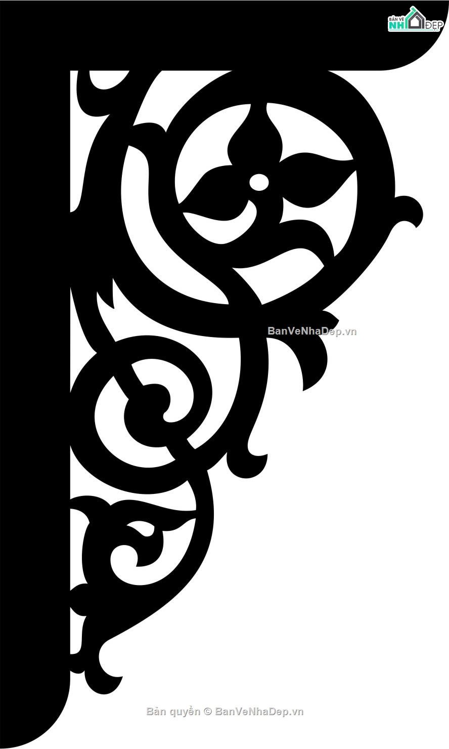 hoa góc cnc,mẫu cnc hoa góc,cnc hoa góc