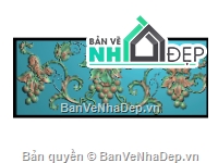 đá sóc và nho,hoa văn sóc cnc,mẫu cnc cắt đá