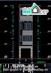 nhà 4 tầng,nhà lệch 4 tầng,4 tầng
