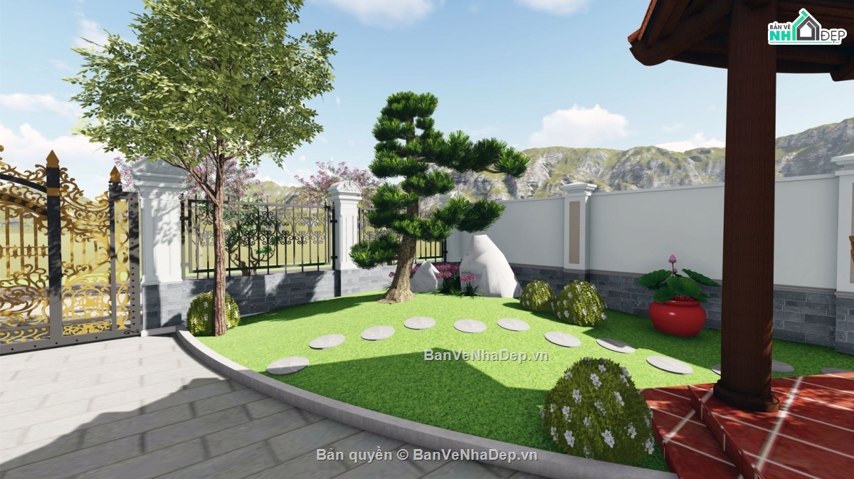 nhà vườn,nhà vườn nghỉ dưỡng,nghỉ dưỡng,Thiết kế nhà vườn nghỉ dưỡng gia đình,thiết kế homestay