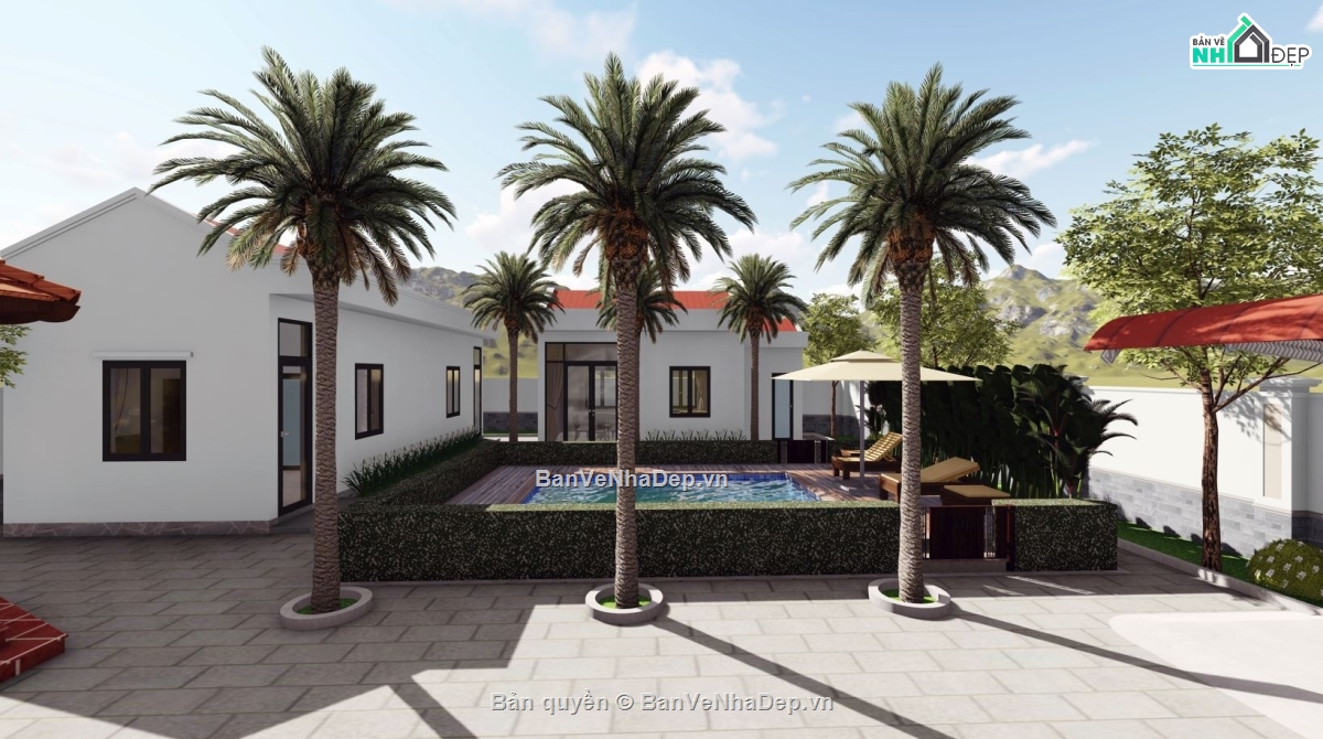 nhà vườn,nhà vườn nghỉ dưỡng,nghỉ dưỡng,Thiết kế nhà vườn nghỉ dưỡng gia đình,thiết kế homestay