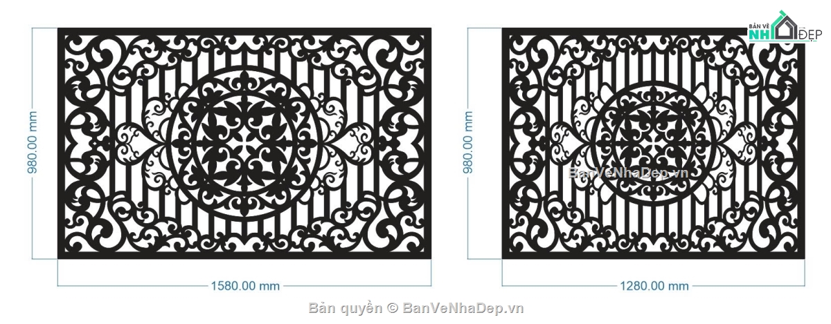 mẫu hàng rào,cnc hàng rào,file cnc hàng rào