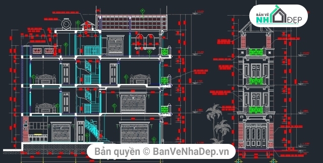 Nhà phố 4 tầng,Nhà phố 4x16m,nhà 4 tầng đẹp,nhà phố thông thoáng