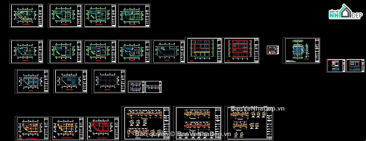 Thiết kế nhà phố hiện đại 4 tầng,Thiết kế nhà phố hiện đại,bản vẽ nhà phố 4 tầng 6.5x12m,file cad nhà ở 4 tầng