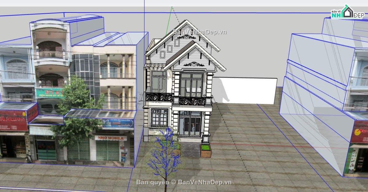 model su nhà 2 tầng,nhà 2 tầng,su nhà 2 tầng