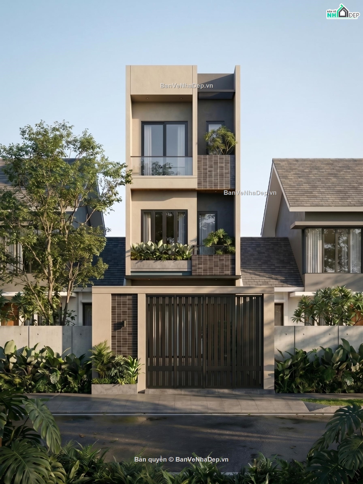 nhà 3 tầng,nhà phố 3 tầng hiện đại,nhà phố