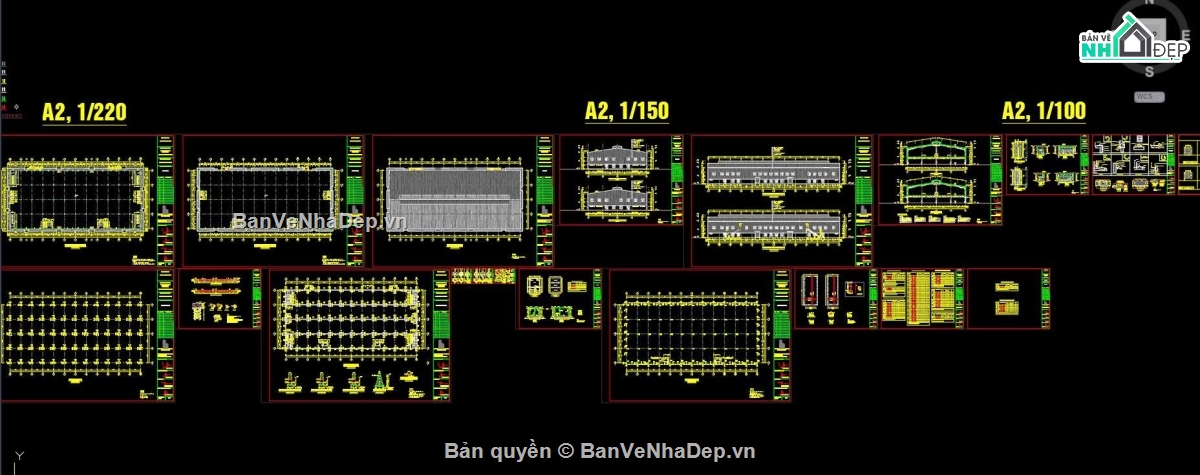 nhà kết cấu thép 2 tầng,nhà thép 40x90m,bản vẽ nhà khung thép,thiết kế nhà thép 2 tầng,hồ sơ nhà kết cấu thép