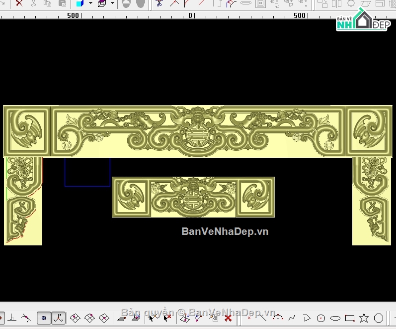 Mẫu triện dơi cnc đẹp,Mẫu yếm cnc,Mẫu triện dơi cnc