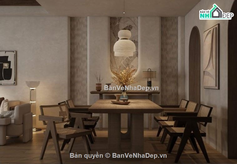 nội thất chung cư,sketchup chung cư,bản vẽ chung cư