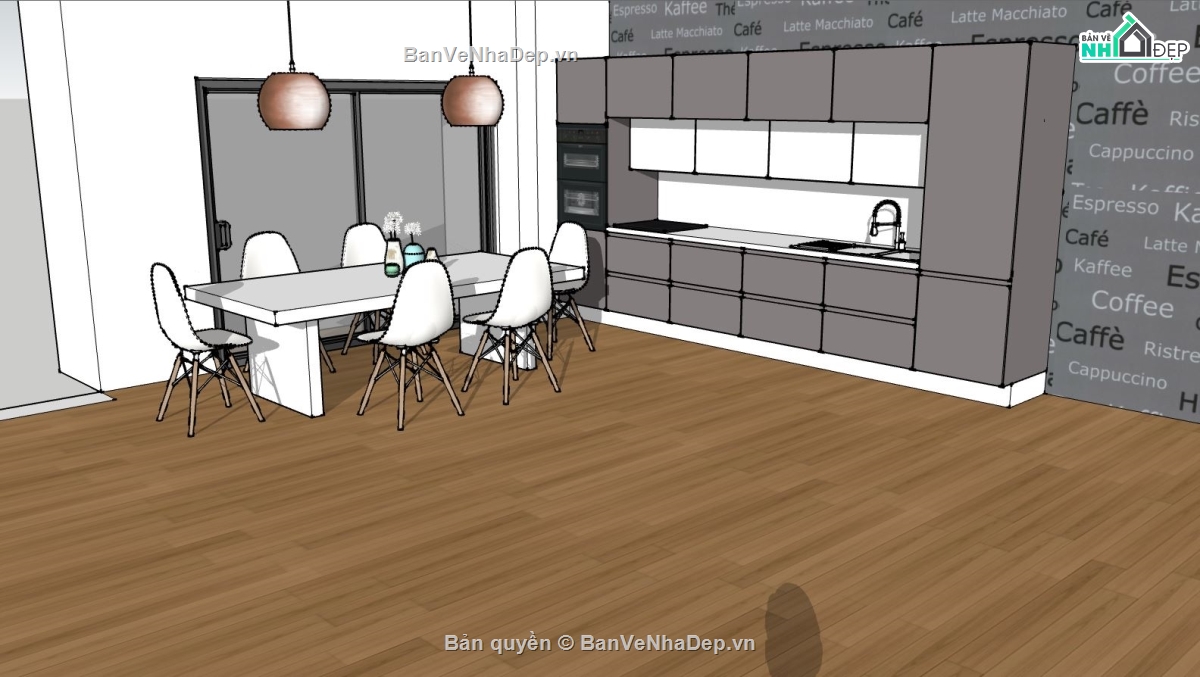 nội thất phòng bếp,Thiết kế nội thất phòng bếp,model su phòng bếp