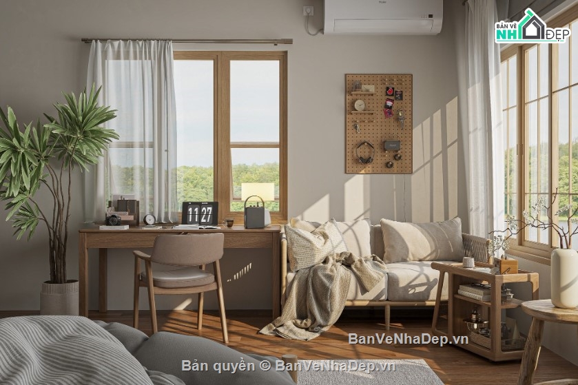 nội thất phòng làm việc,su phòng ngủ,mẫu phòng ngủ