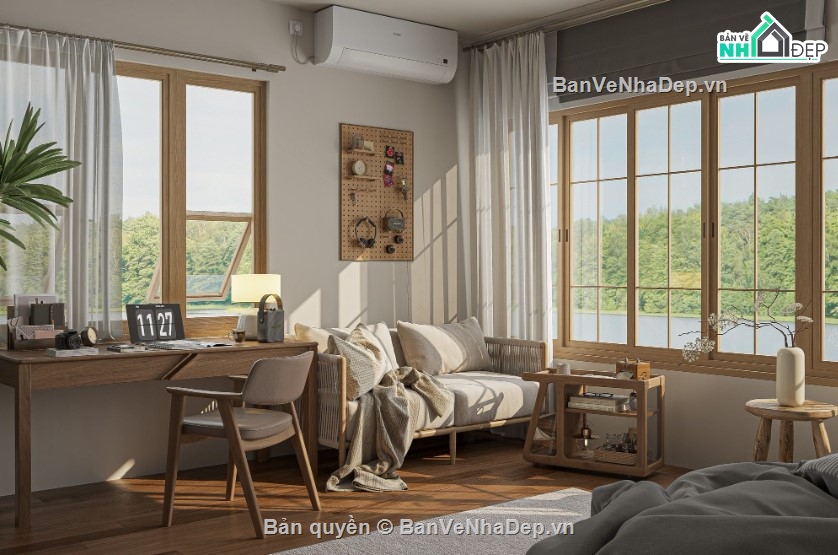 nội thất phòng làm việc,su phòng ngủ,mẫu phòng ngủ