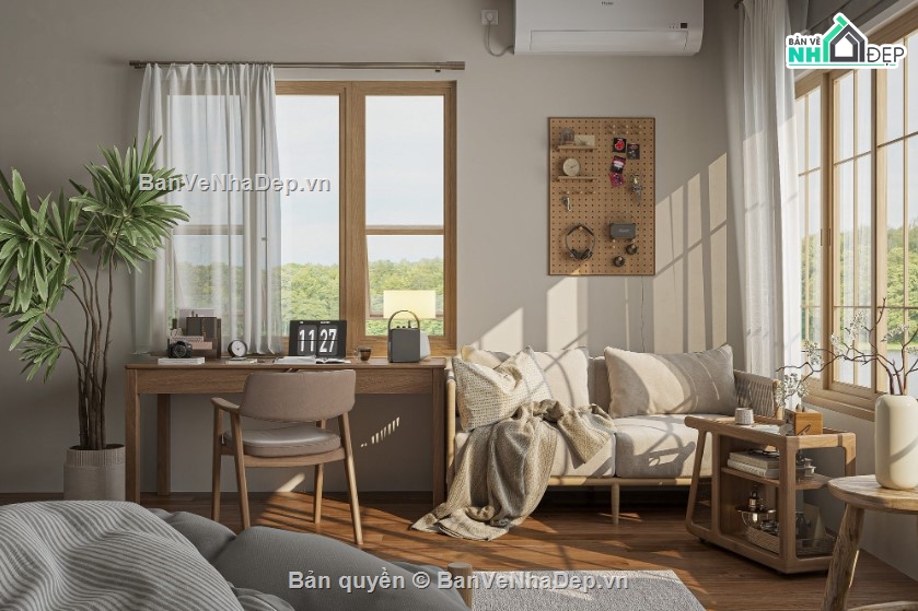 nội thất phòng làm việc,su phòng ngủ,mẫu phòng ngủ