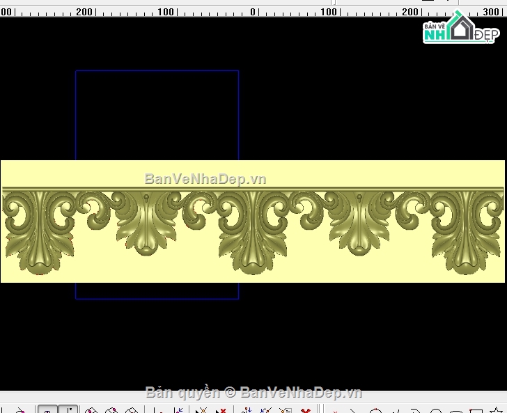 cnc phào chỉ lá tây,Mẫu cnc phào trần,phào