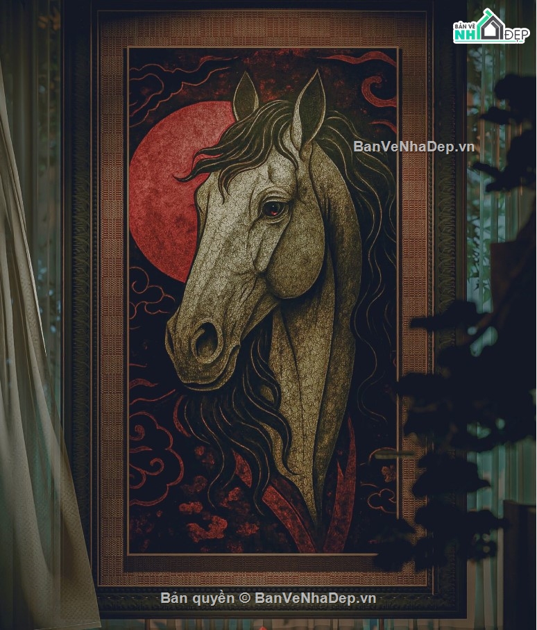 mẫu phòng thờ,mẫu phòng thờ đẹp,file 3d phòng thờ 2020