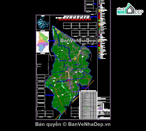Bản vẽ quy hoạch,quy hoạch,Bản đồ quy hoạch