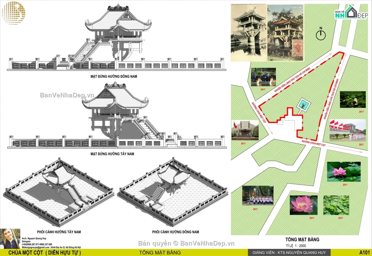 Model sketchup chùa 1 cột,Bản vẽ revit chùa 1 cột,Revit thiết kế chùa,Bản vẽ thiết kế chùa,bản vẽ chùa 1 cột