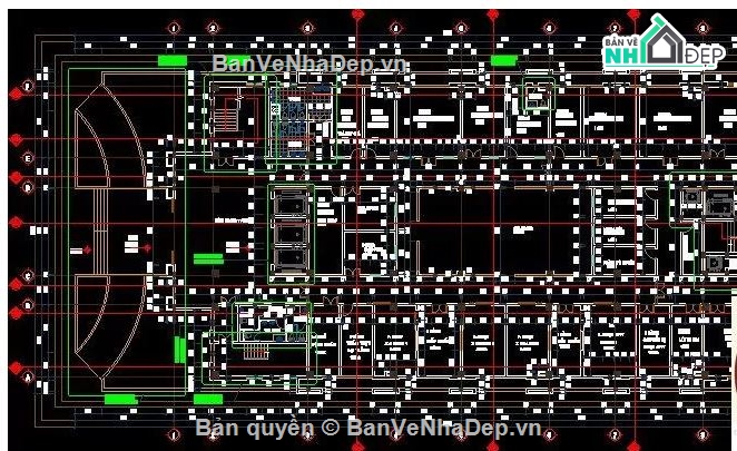 thiết kế bệnh viện,bệnh viện 9 tầng,Bản vẽ thiết kế bệnh viện