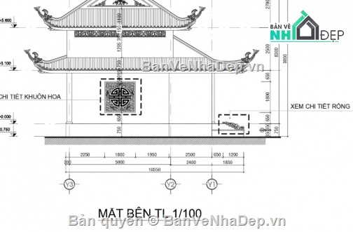Nhà thờ đẹp,Nhà thờ họ,cad nhà thờ họ,nhà thờ họ file cad