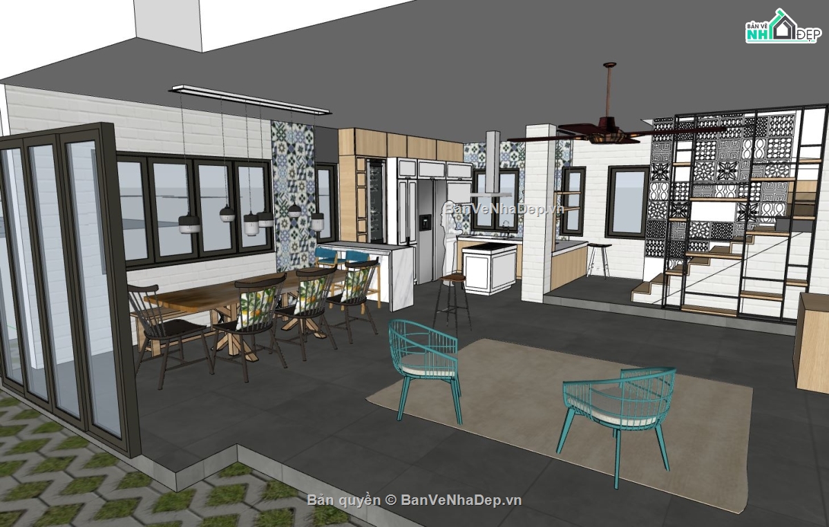 Thiết kế nội thất,nội thất phòng bếp,phòng bếp,mode bếp