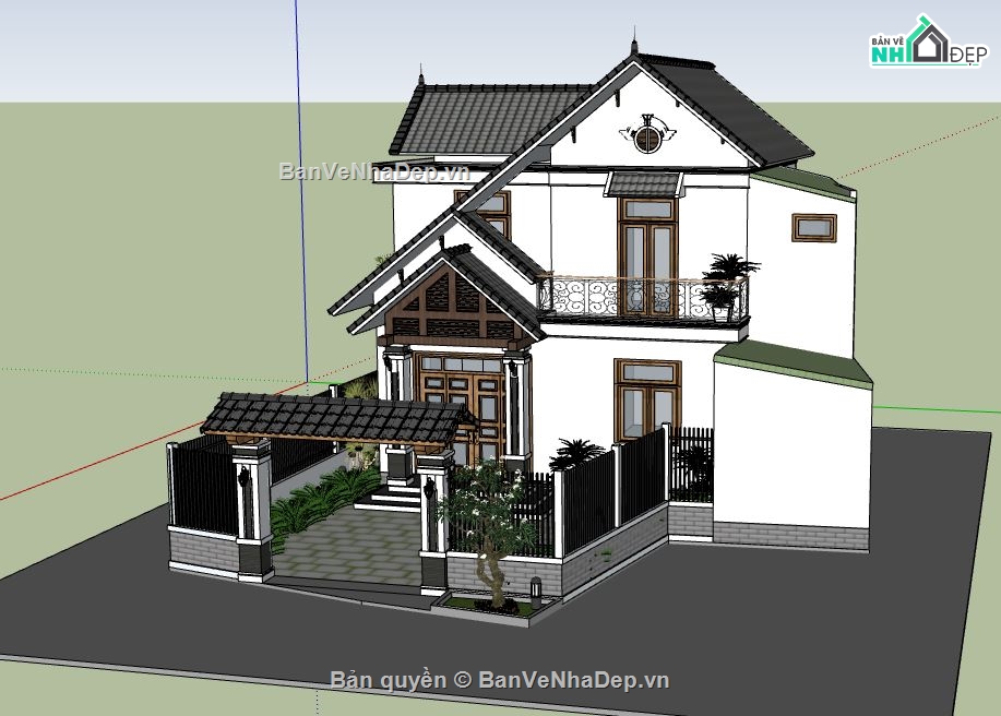 biệt thự đẹp 2,biệt thự đẹp 2 tầng,biệt thự 2 tầng