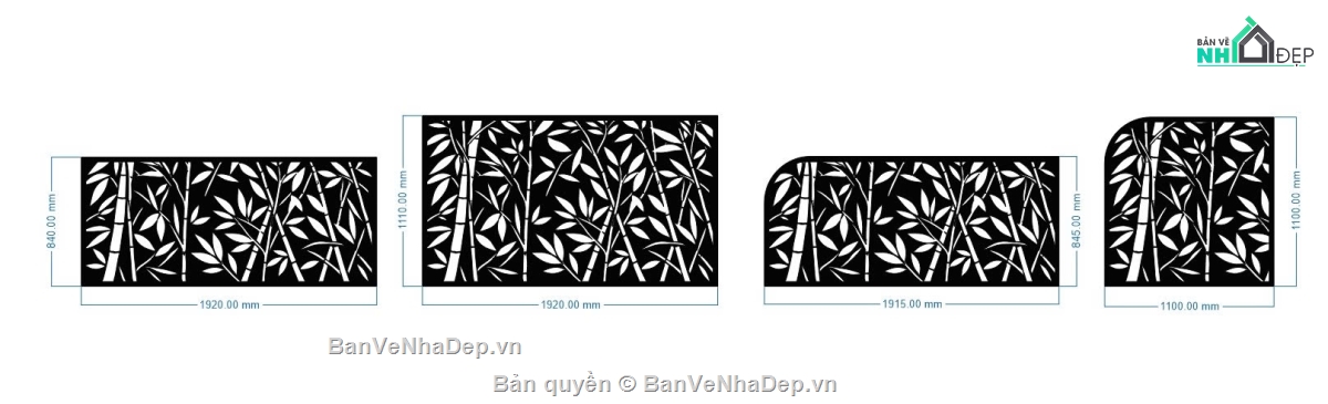 vách cây tre,file dxf vách cây tre,vách cây tre file dxf