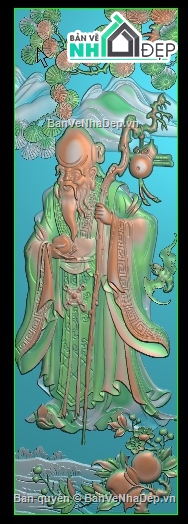 3 ông phúc lộc thọ,cnc tranh phúc lộc thọ,Jdpaint tranh phúc lộc thọ