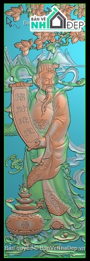 3 ông phúc lộc thọ,cnc tranh phúc lộc thọ,Jdpaint tranh phúc lộc thọ