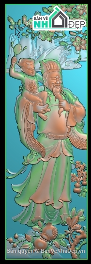 3 ông phúc lộc thọ,cnc tranh phúc lộc thọ,Jdpaint tranh phúc lộc thọ