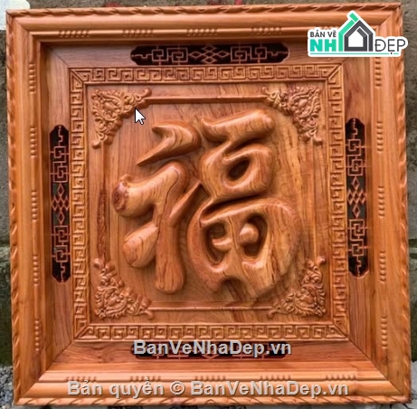 chữ phúc cnc,cnc tranh chữ phúc,Mẫu cnc tranh chữ phúc