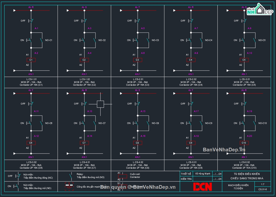 Bản vẽ thiết kế tủ điện,file dwg tủ điện tạm công trường,tủ điện điều khiển luân phiên 2 bơm nước thải,Tủ điện ATS,DCN,bản vẽ tủ điện solar inverter string