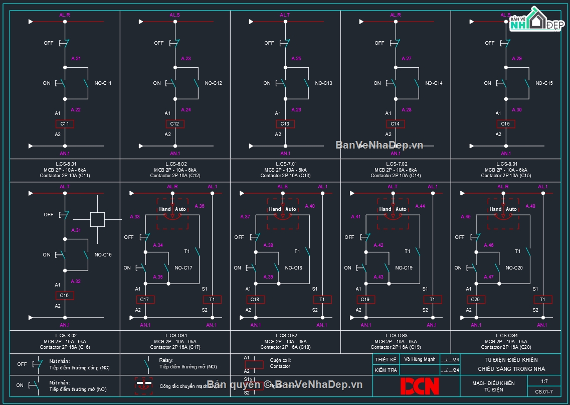 Bản vẽ thiết kế tủ điện,file dwg tủ điện tạm công trường,tủ điện điều khiển luân phiên 2 bơm nước thải,Tủ điện ATS,DCN,bản vẽ tủ điện solar inverter string