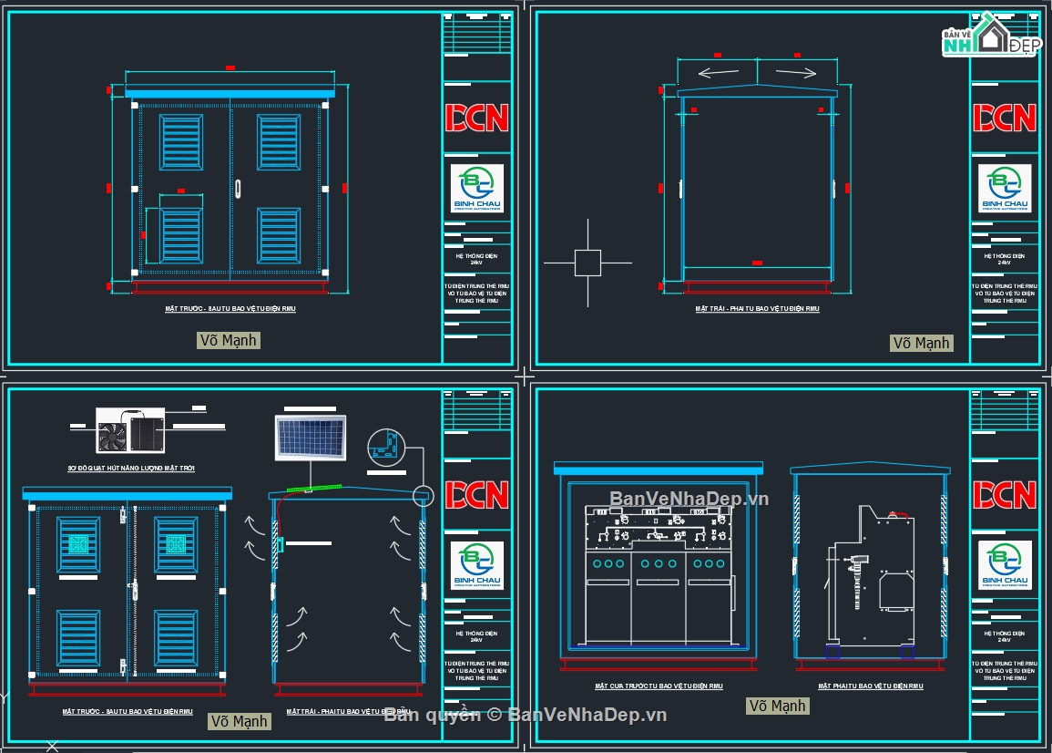 Biện pháp thi công MEP lắp đặt ống điện,Bản vẽ autocad tủ điện MSB,Bản vẽ trạm biến áp kios,Bản vẽ trạm biến áp 1 cột,bản vẽ năng lượng mặt trời áp mái cho nhà máy,Bản vẽ tủ điện đo đếm trung thế