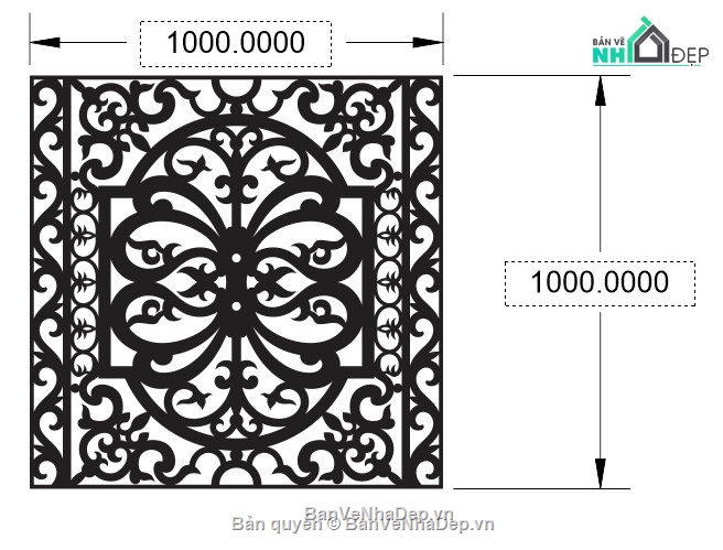 cad cổng đẹp,vách cổng cnc,file dxf vách cổng cnc,file cnc vách cổng