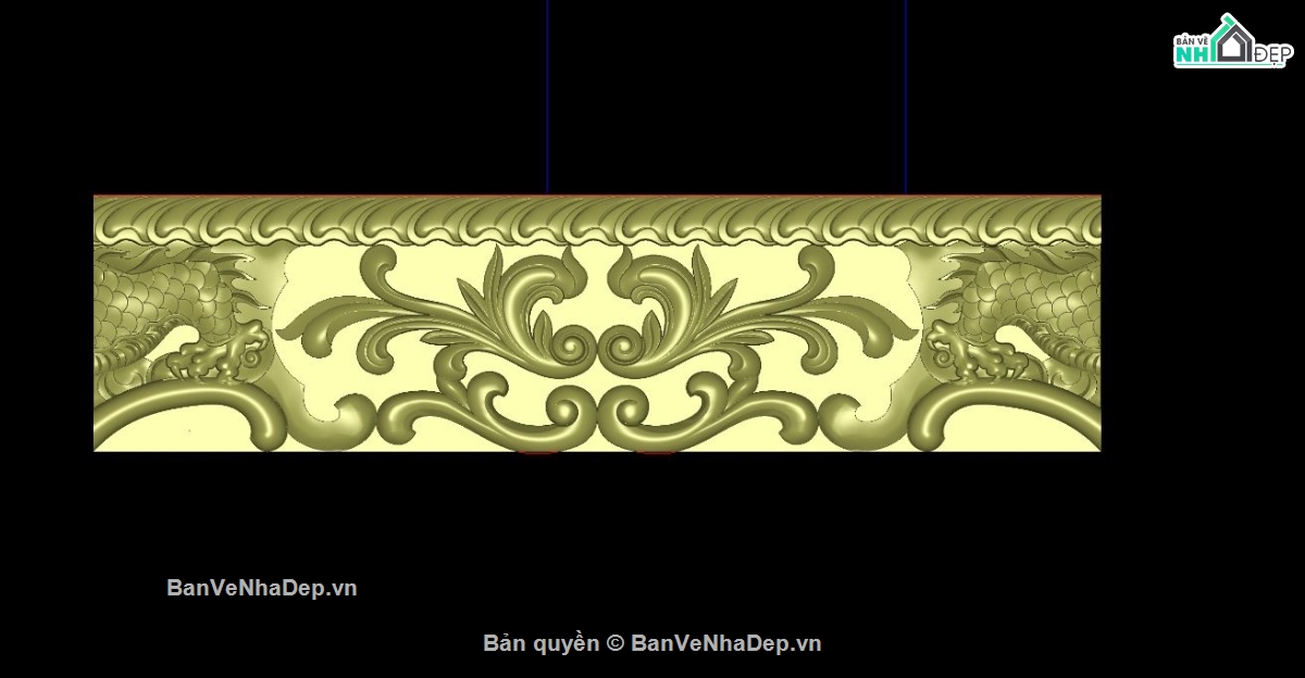 yếm ghế lá tây,hoa lá tây CNC,hoa văn nội thất