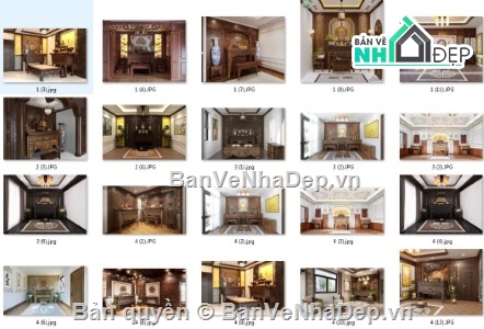 sketchup nội thất phòng thờ,model su phòng thờ,3d sketchup phòng thờ,tổng hợp 3d phòng thờ